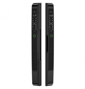 IP65 Waterproof Tuya TT WIFI Smart Lock Zinc Alloy Brushed Finish Smart Lock Narrow Frame Aluminum Alloy Door Facial Recognition Fingerprint Password Lock