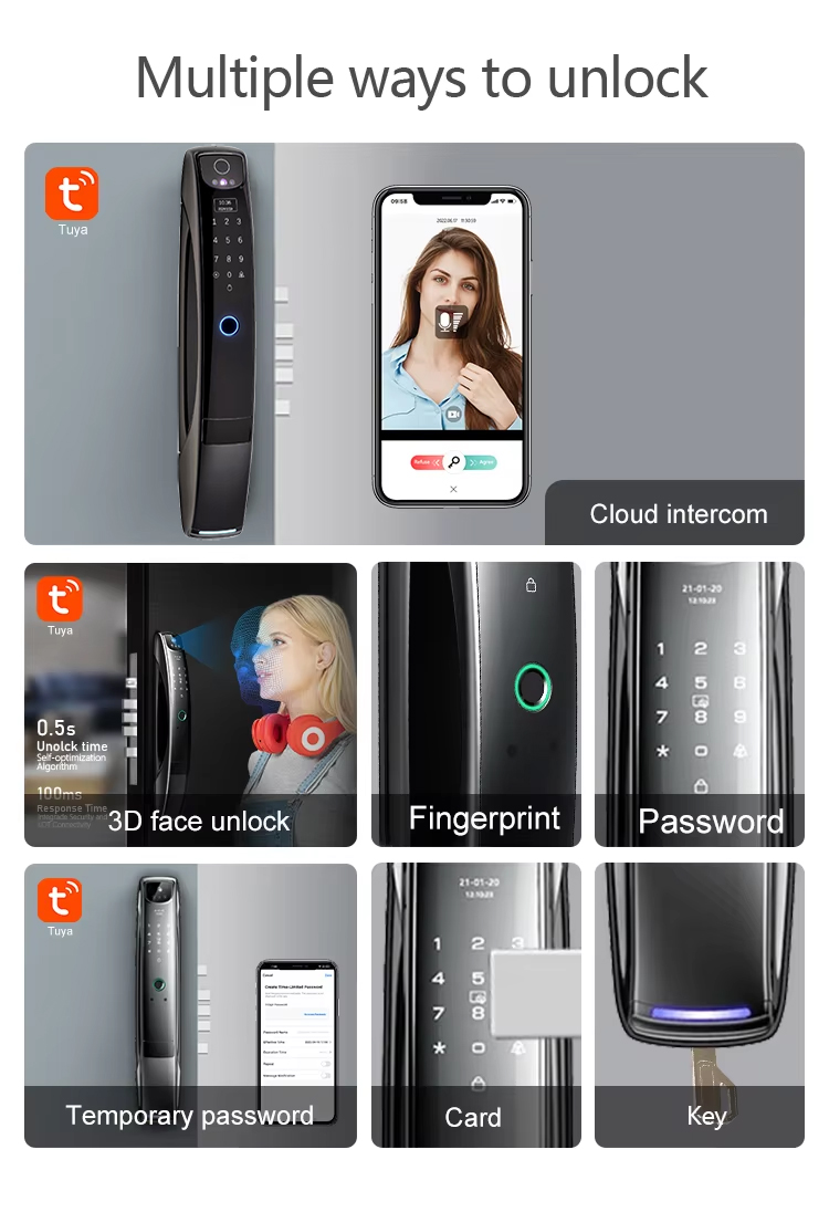 With Video Intercom Feature Biometric Fingerprint Smart Door Lock-3.jpg